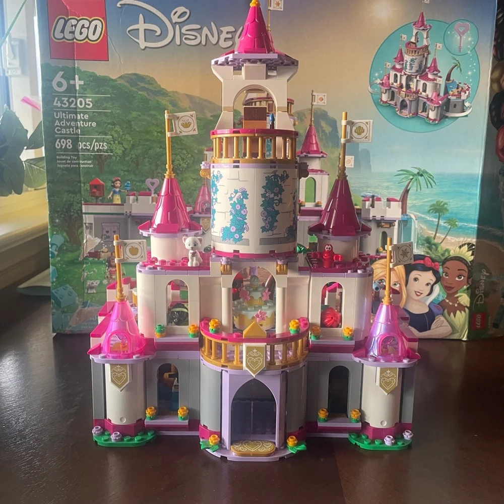 LEGO Retired Disney Princess Ultimate Adventure Castle 43205 100% Complete Set